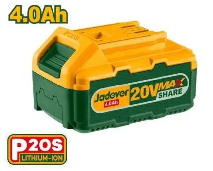 Jadever 20V 4Ah Lithium-Ion Battery Pack – P20S Series