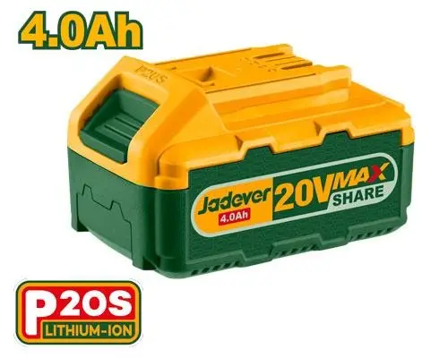 Jadever 20V 4Ah Lithium-Ion Battery Pack – P20S Series Jadever 20V 4Ah Lithium-Ion Battery Pack – P20S Series