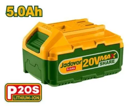 Jadever 20V 5Ah Lithium-Ion Battery Pack – P20S Series